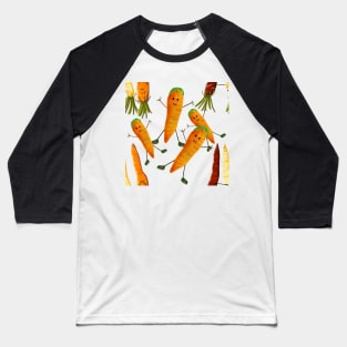 Carrot Explosion Baseball T-Shirt